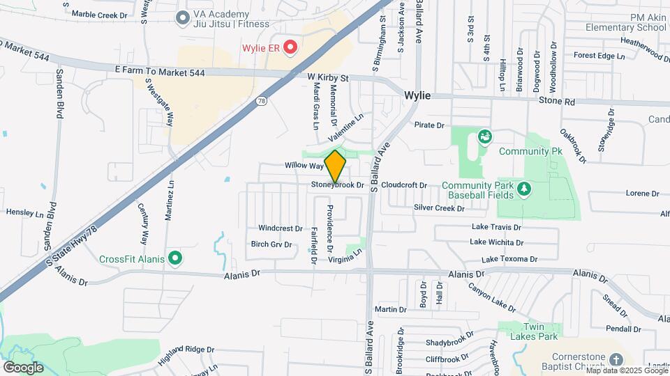 409 Stoneybrook Dr Map and Location Details