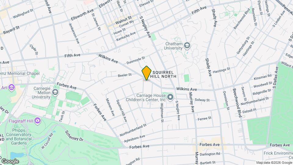 5514 Wilkins Ave Mapa y Detalles de la Ubicación