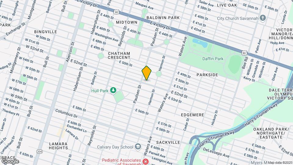 616 E 52nd St Map and Location Details