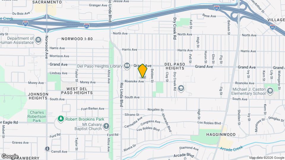 1013 Roanoke Ave Map and Location Details