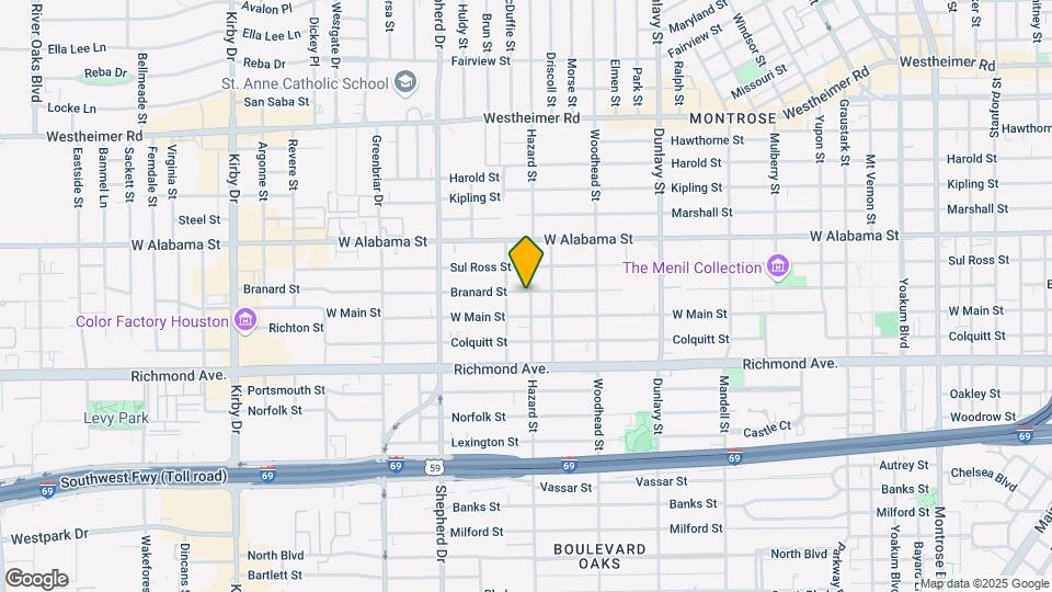 1909 Branard St Map and Location Details