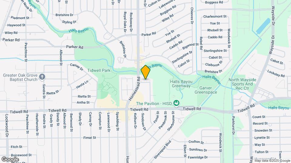 7201 Hallshire Dr Map and Location Details