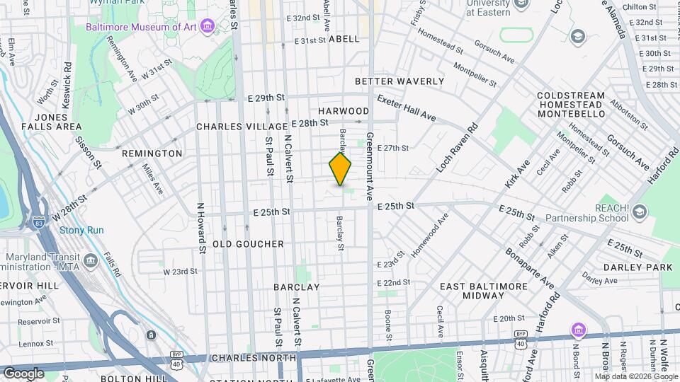 2516 Barclay St Map and Location Details