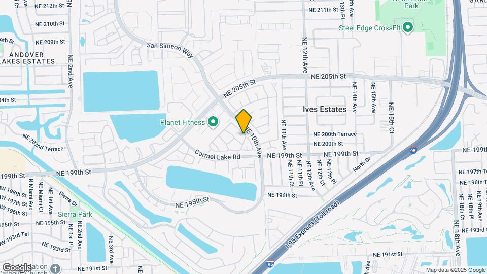 919 NE 199th St Map and Location Details