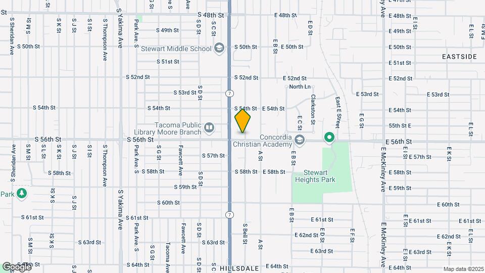 5440 S Bell St Mapa y Detalles de la Ubicación