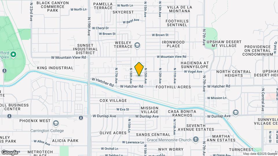 1520 W Palmer Dr Map and Location Details