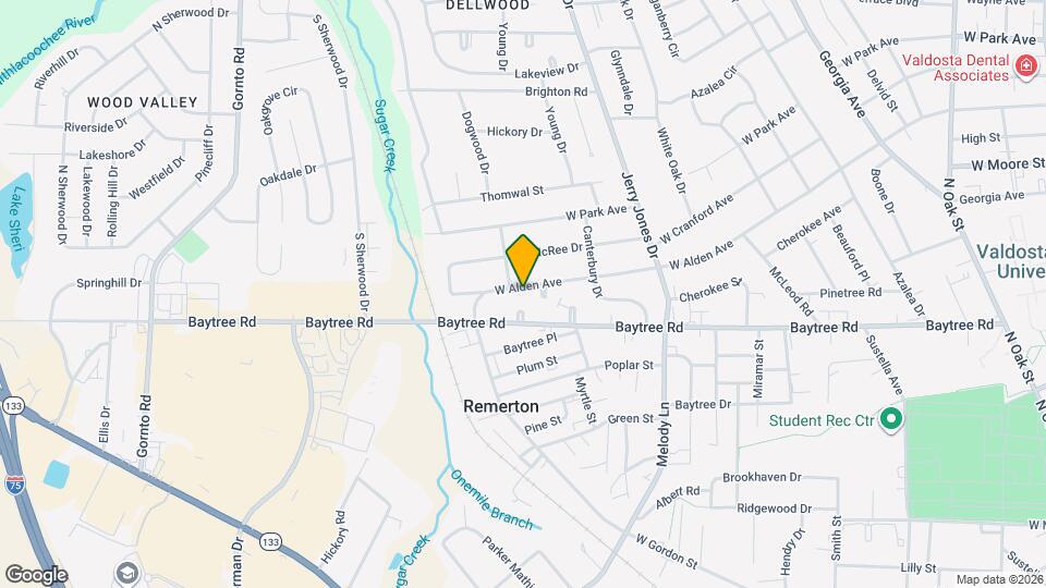 1221 W Alden Ave Map and Location Details