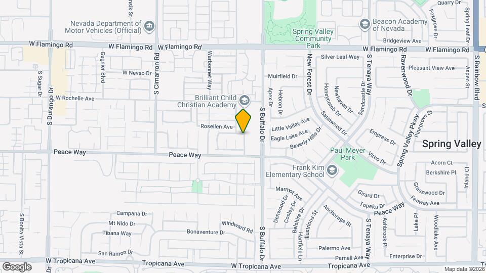 7873 Bridgefield Ln Map and Location Details