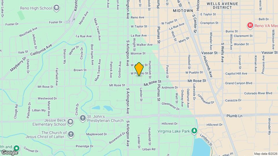 1417 Lander St Map and Location Details