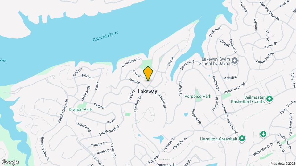 303 Lakeway Dr Map and Location Details