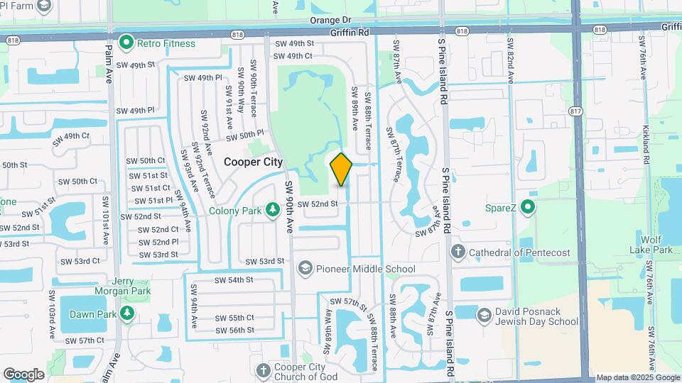 5170 SW 89th Terrace Map and Location Details