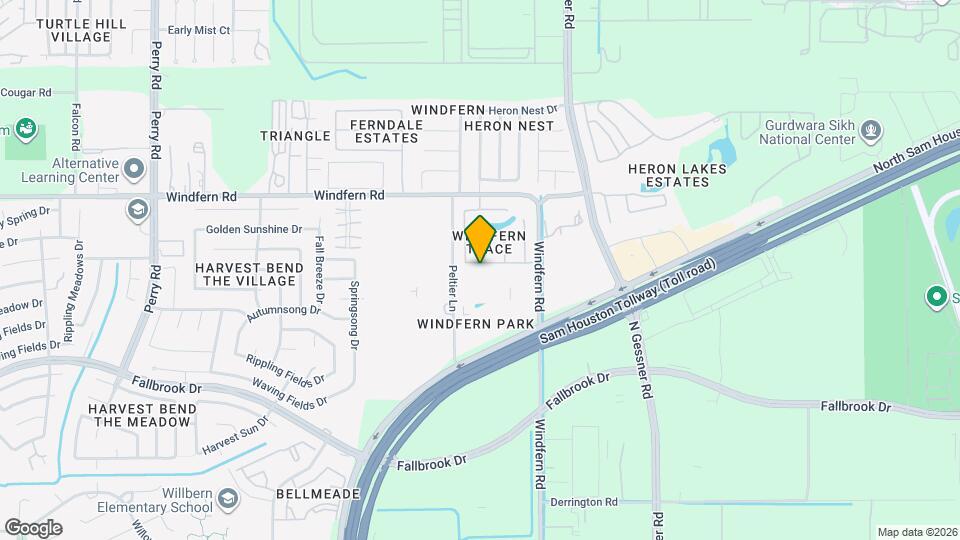 8927 Windfern Trace Dr Map and Location Details