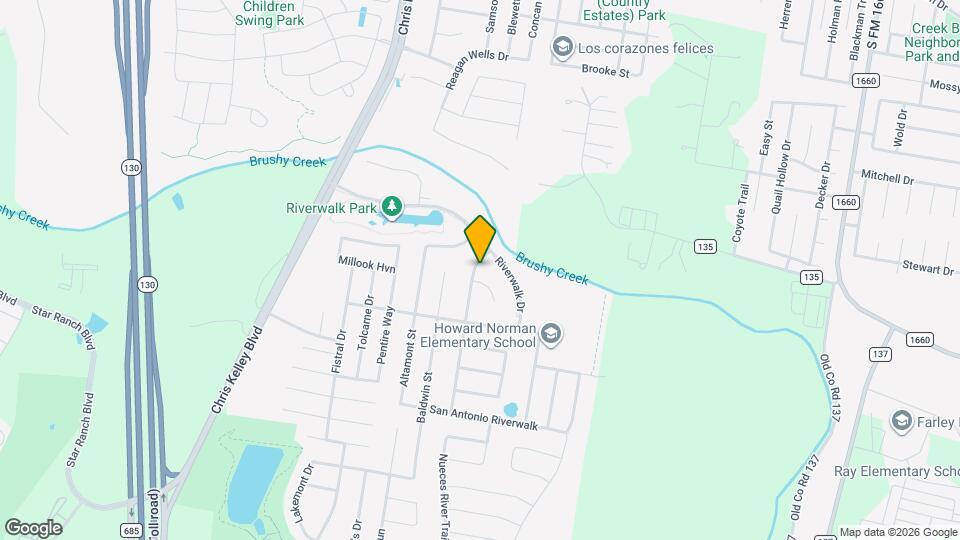 107 Creston St Map and Location Details