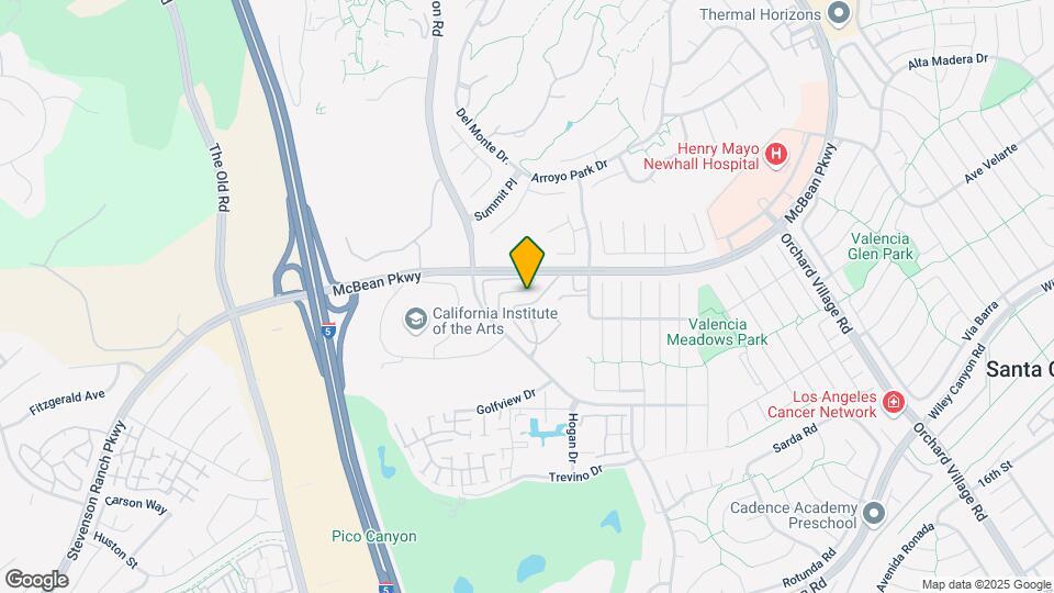 24512 McBean Pkwy Map and Location Details