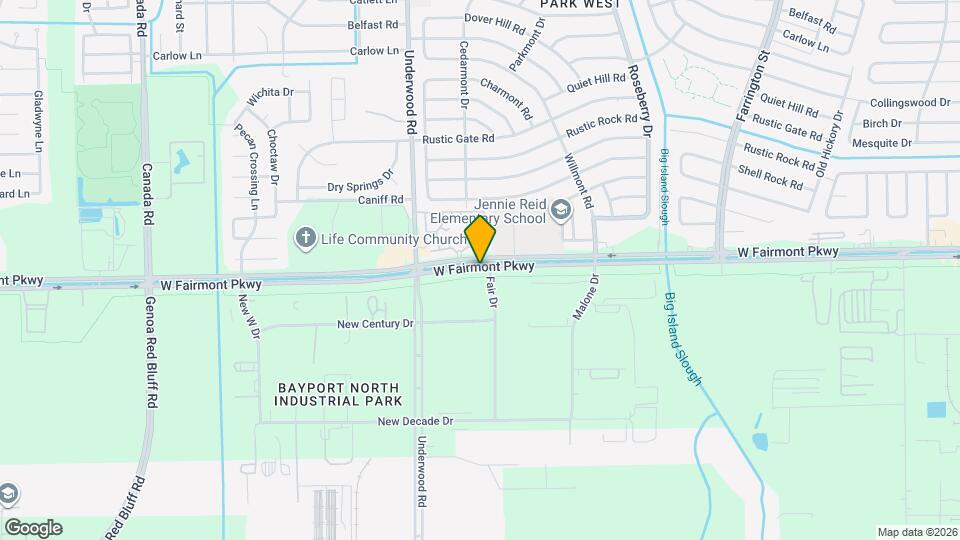 Fairmont Oaks Apts. Map and Location Details
