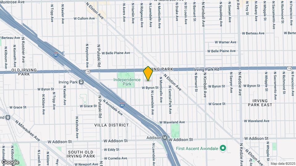 4141 N Kedzie Ave Map and Location Details