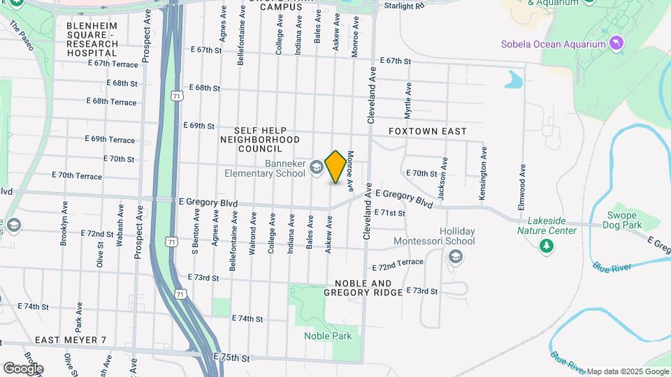 7037 Askew Ave Map and Location Details