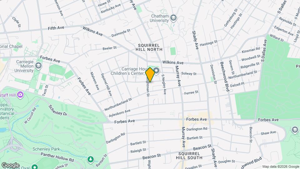 1441 Wightman St, Unit 2 Map and Location Details