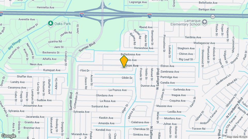 4486 Flint Dr Map and Location Details