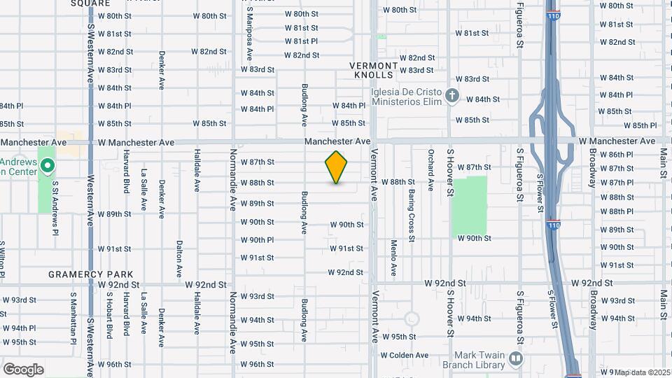 1102 W 88th St Mapa y Detalles de la Ubicación