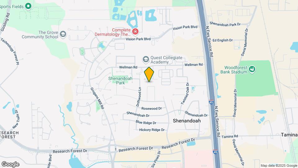 614 Crestwood Dr Map and Location Details