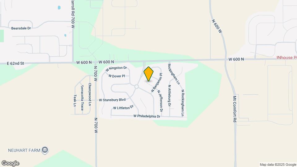 6628 W Jefferson Ct Map and Location Details