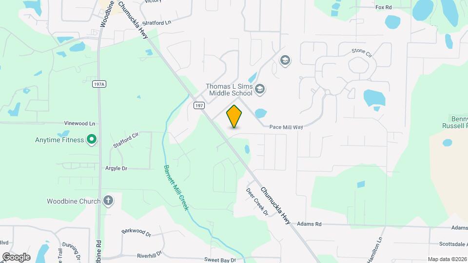 3618 Hawks Landing Cir Map and Location Details