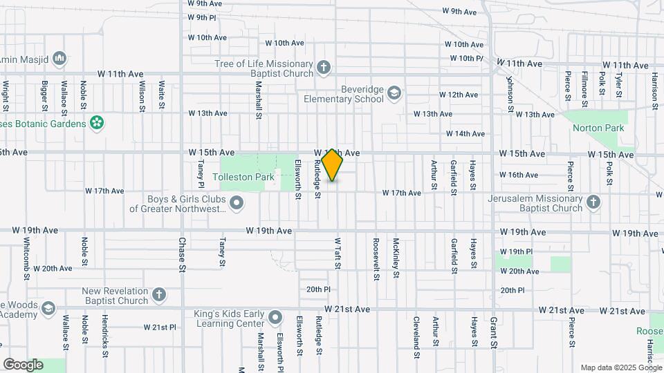 1584 W Taft St Map and Location Details