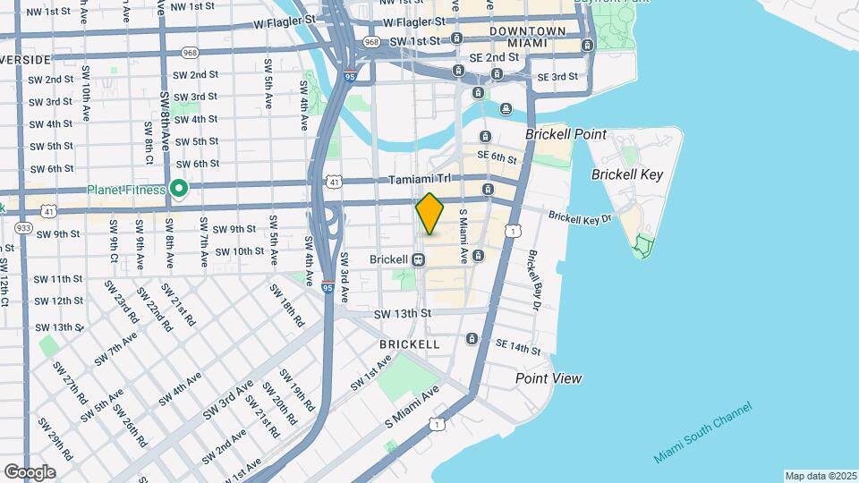 999 SW 1st Ave Map and Location Details
