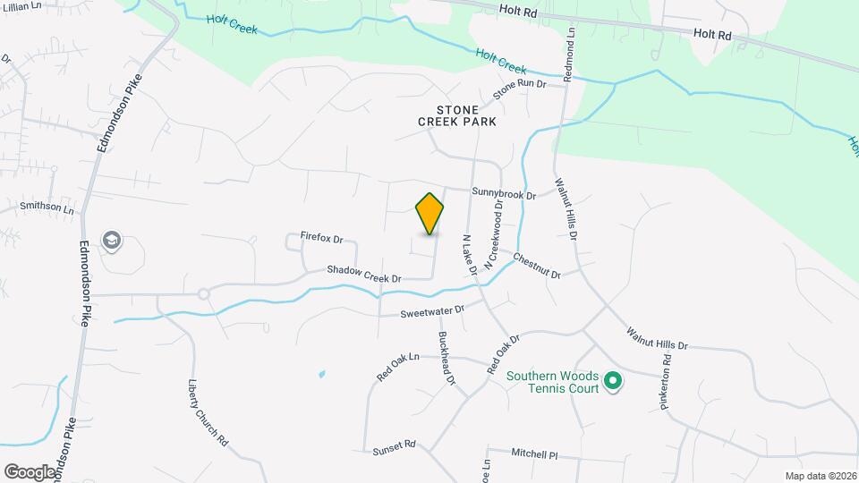 315 Shadow Creek Dr Map and Location Details