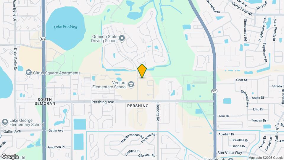 The Reserve at Pershing Oaks Condominiums Map and Location Details