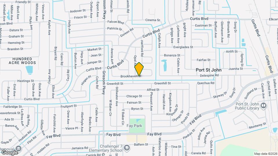 4785 Brookhaven St Map and Location Details