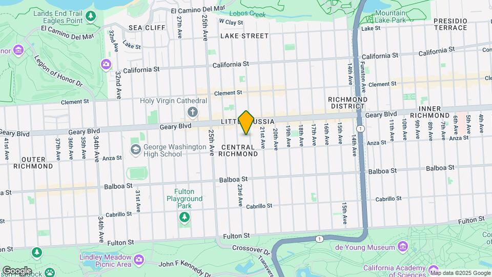 461 22nd Ave Map and Location Details