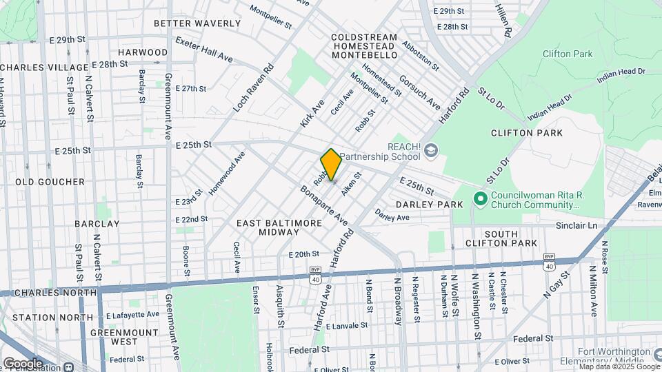 1123 Darley Ave Map and Location Details