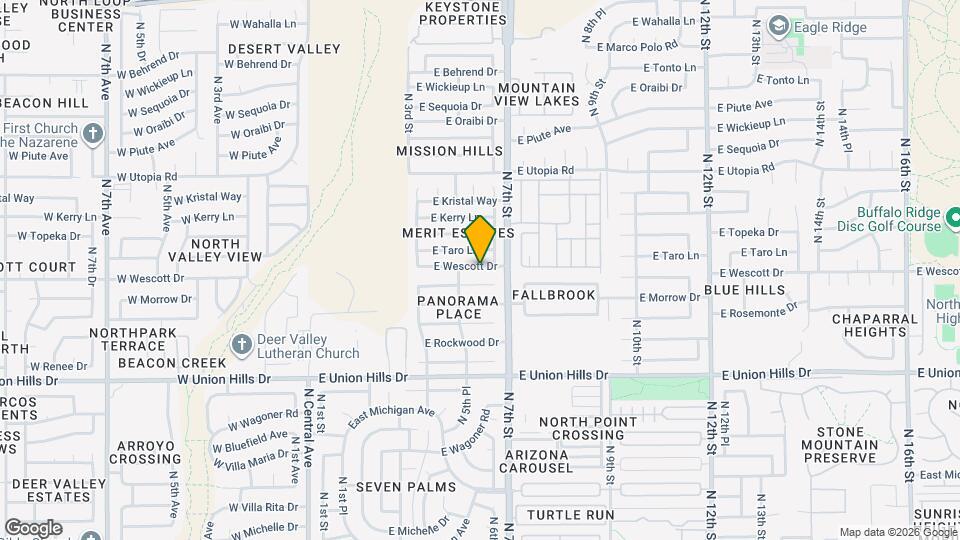 521 E Wescott Dr Map and Location Details