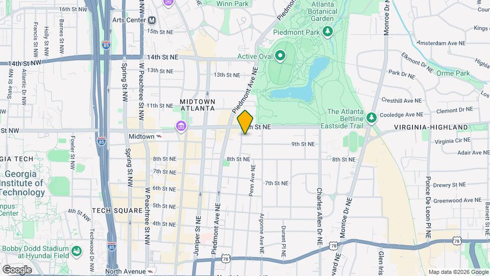 965 Myrtle St NE, Unit 3 Map and Location Details