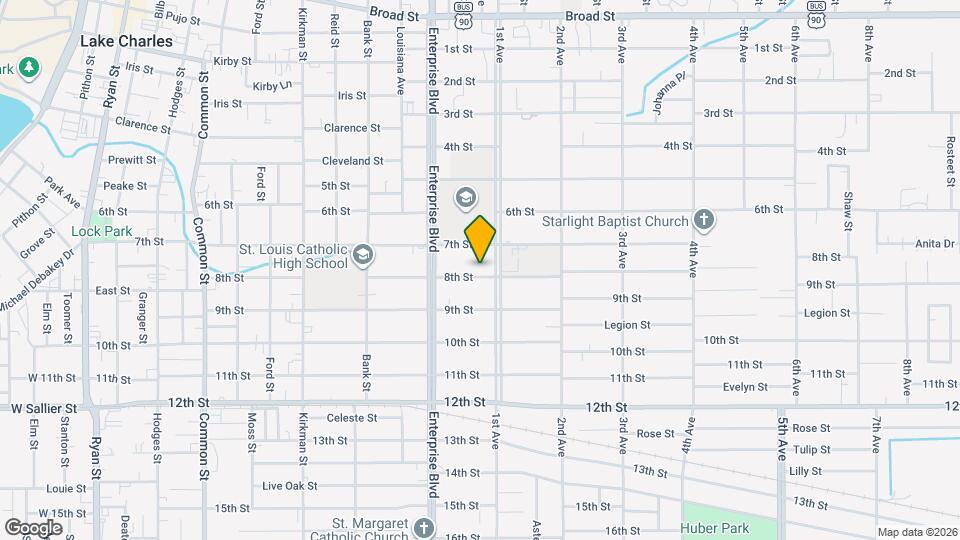 1315 8th St Mapa y Detalles de la Ubicación
