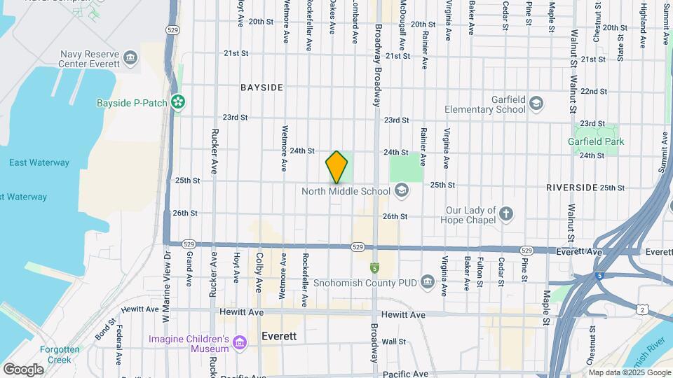 2501 Oakes Ave Map and Location Details