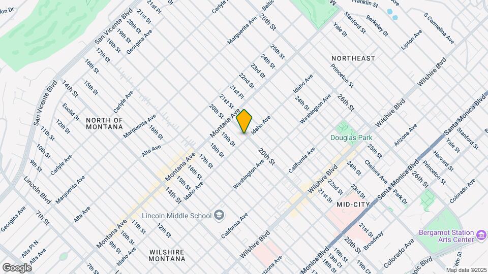858 20th St Map and Location Details