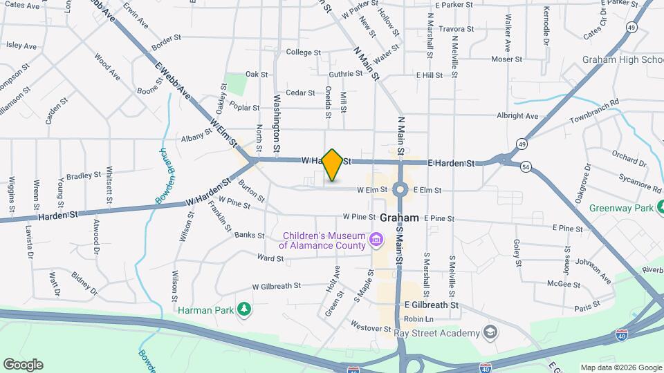 229 W Elm St Map and Location Details