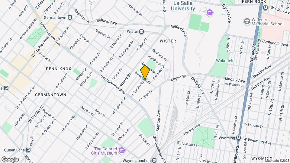 4952 Wakefield St Map and Location Details