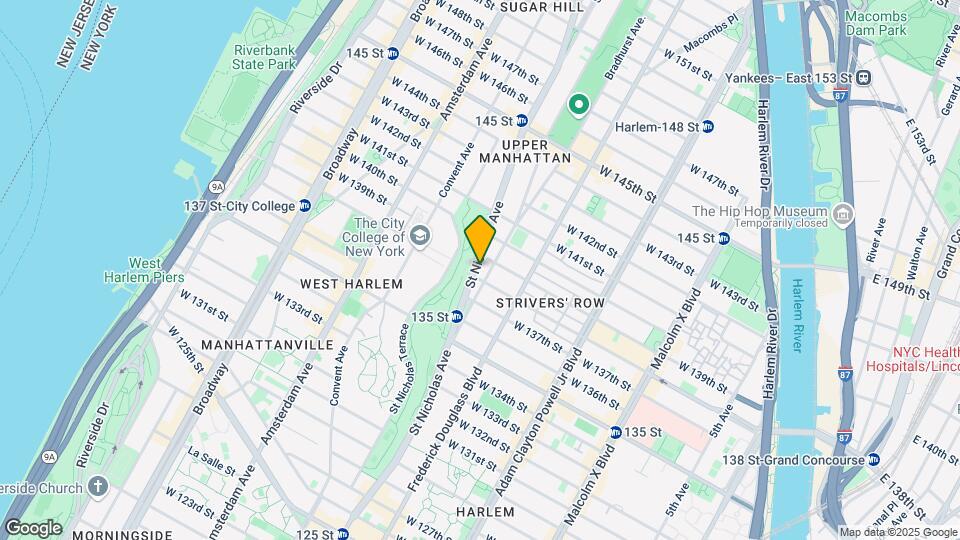 337 W 138TH ST Map and Location Details