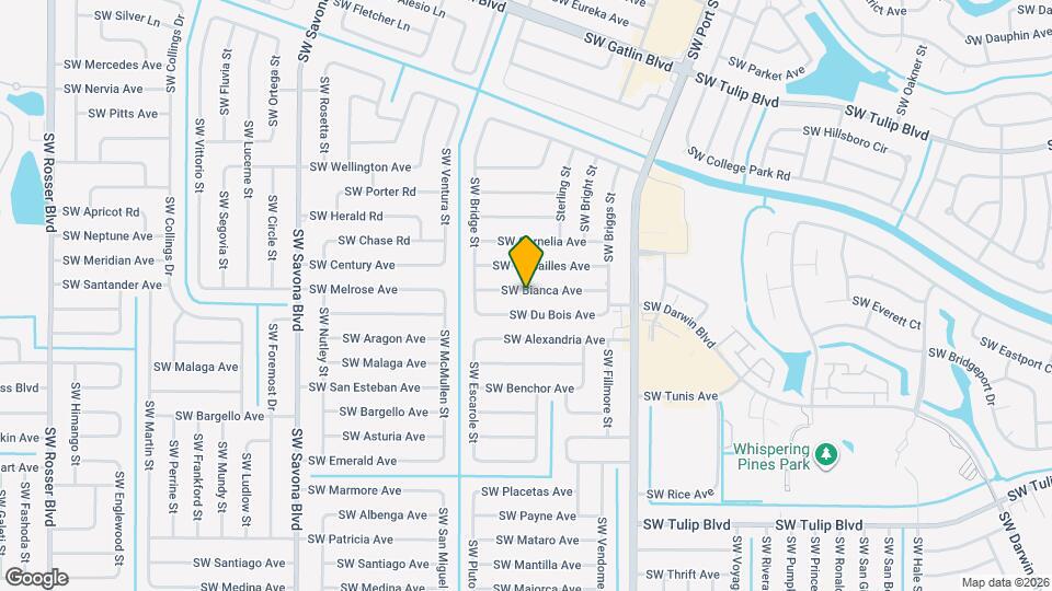 1074 SW Bianca Ave Mapa y Detalles de la Ubicación