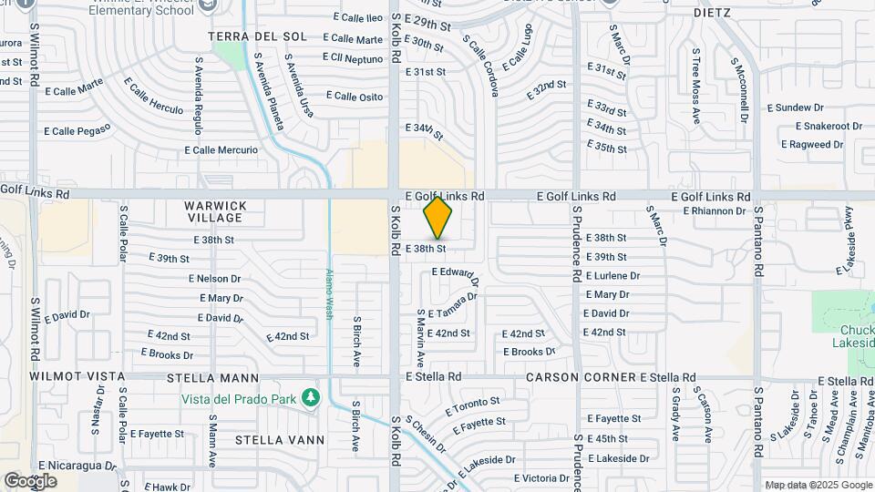 7179 E 38th St Map and Location Details