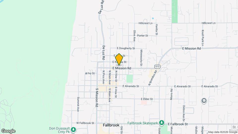 216 E Mission Rd Map and Location Details