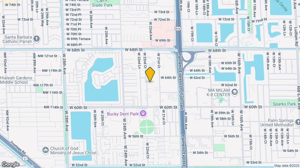 6345 W 22nd Ct Map and Location Details