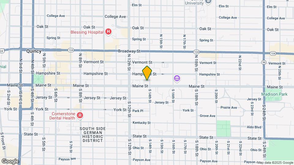 1261 Maine St Map and Location Details