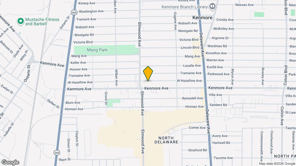 210 W Hazeltine Ave, Unit upper Map and Location Details