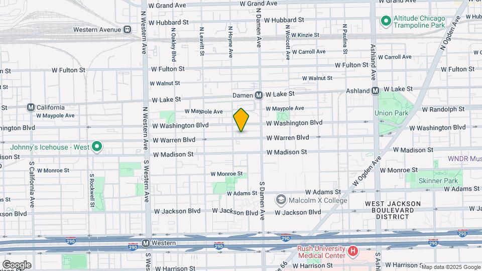 2042 W Warren Blvd Mapa y Detalles de la Ubicación