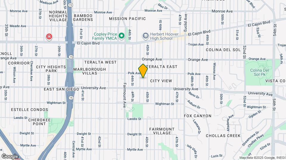 4041 Highland Ave Map and Location Details